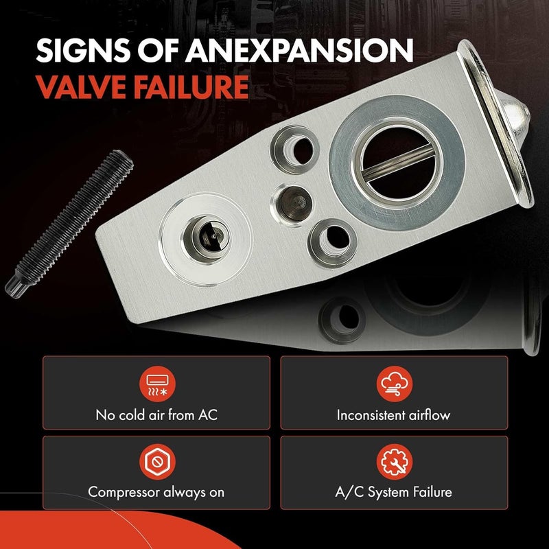 A-Premium Rear A/C Expansion Valve Compatible with Ford Explorer 2011-2019, Flex/Police Interceptor Utility 2013-2019 & Lincoln MKT 2013-2019 - Image 5